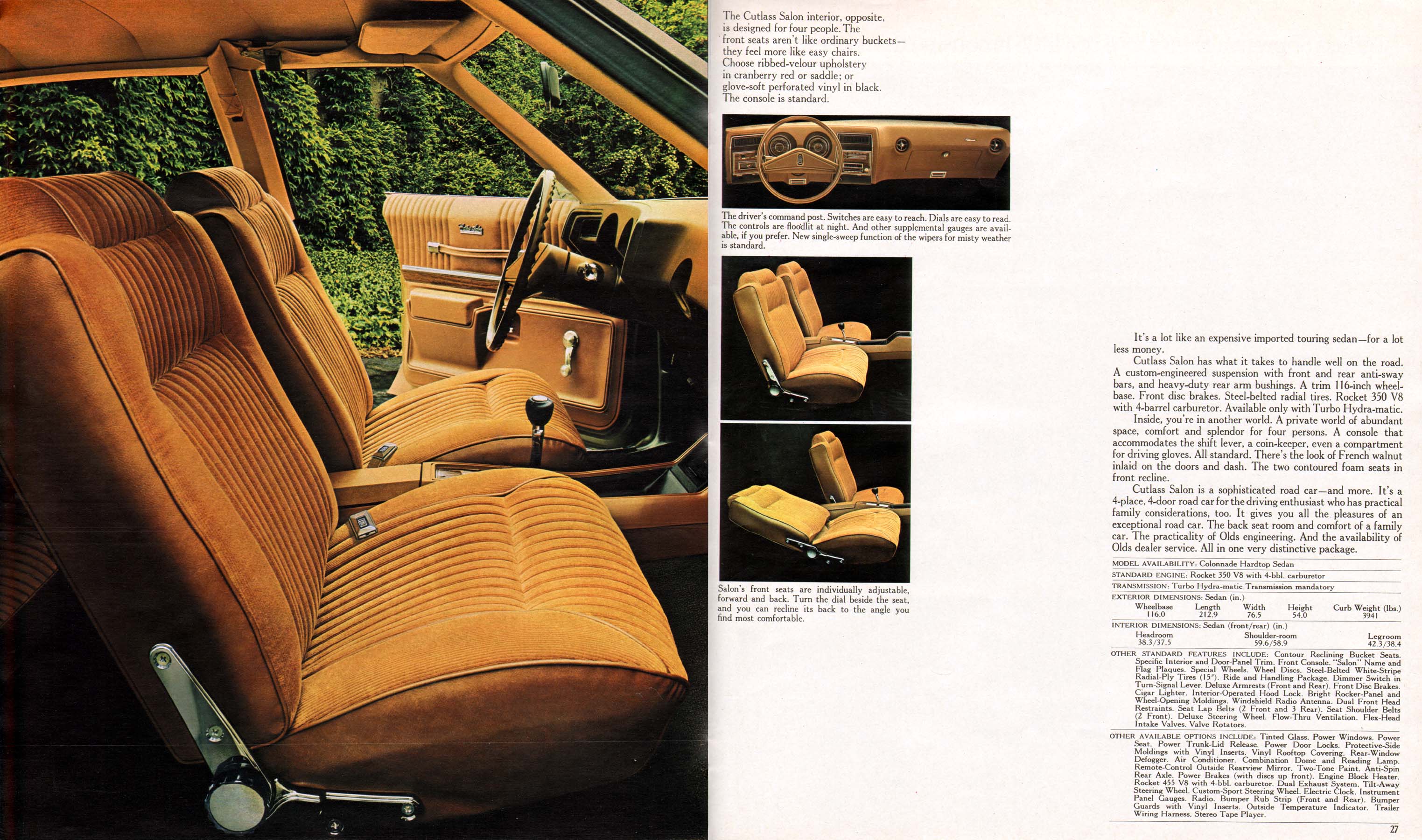 1973 Oldsmobile Full-Line Brochure Page 11